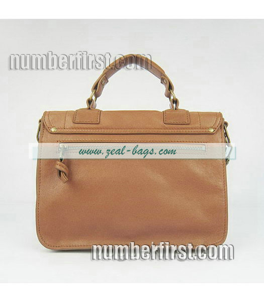 Knockoff Proenza Schouler Lambskin Leather Satchel Small Bag in Apricot